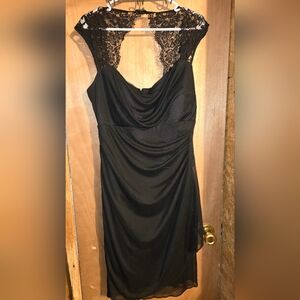 Elegant Black Lace Dress